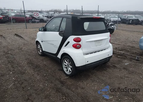 2008 Smart Fortwo Passion from USA, damaged, VIN WMEEK31X68K124420